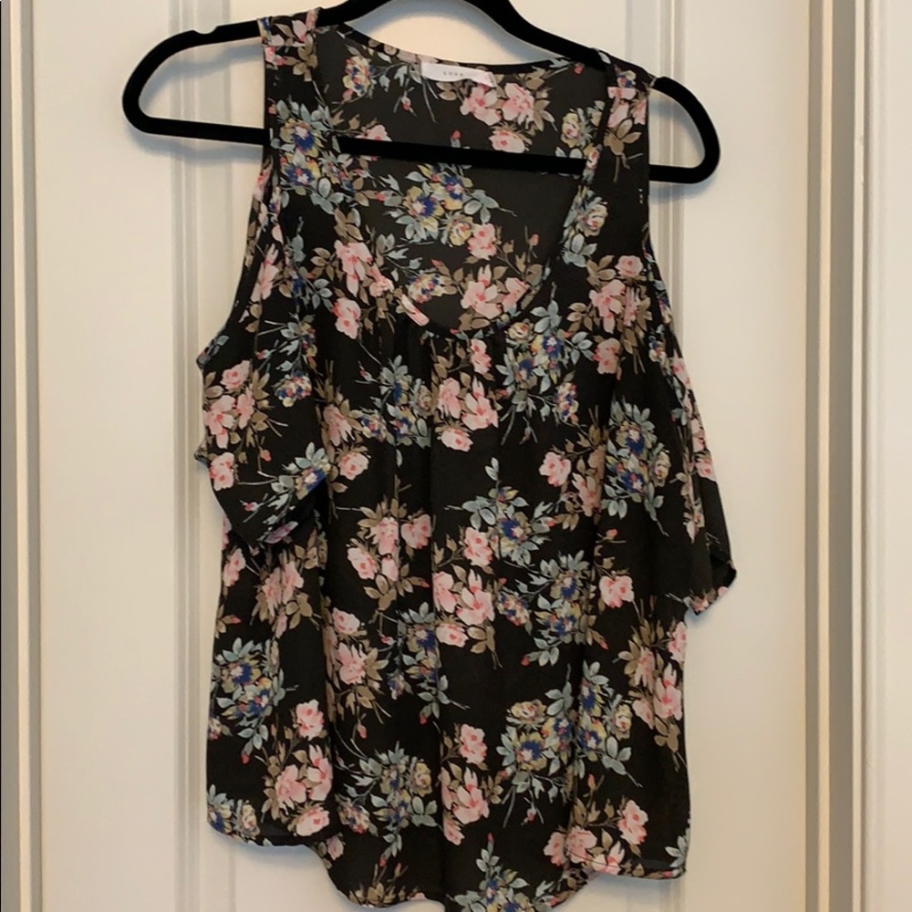 LUSH L Floral Shirt